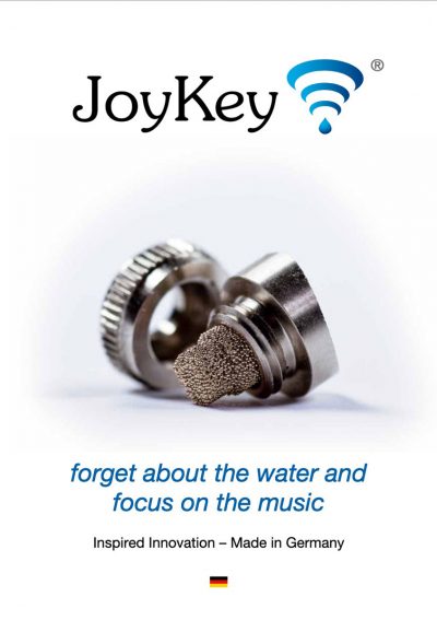 JoyKey - Wasserklappe - klangART Musik Online-Messe